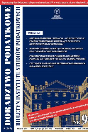 Wersja PDF BISP Doradztwo Podatkowe 09/2018