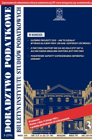 Wersja PDF BISP Doradztwo Podatkowe 03/2018