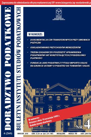 Wersja PDF BISP Doradztwo Podatkowe 04/2018