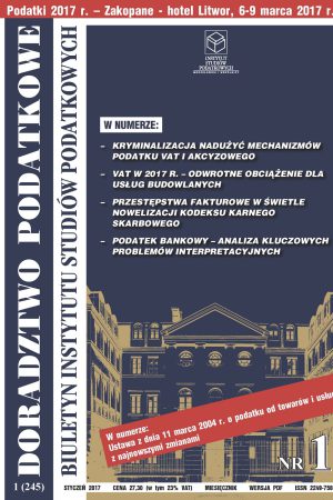 Wersja PDF BISP Doradztwo Podatkowe 01/2017
