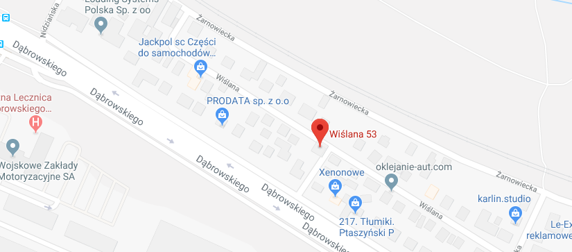 Mapa Poznań