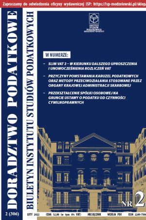 Wersja PDF BISP Doradztwo Podatkowe nr 02/2022