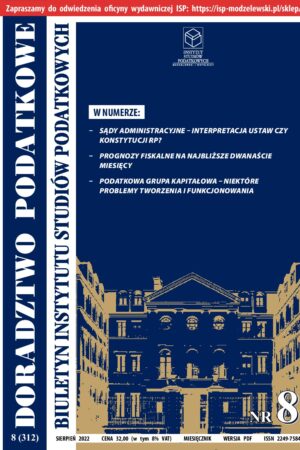 Wersja PDF BISP Doradztwo Podatkowe nr 08/2022