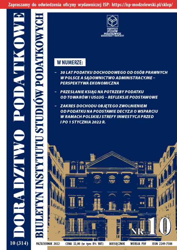 Wersja PDF BISP Doradztwo Podatkowe nr 10/2022