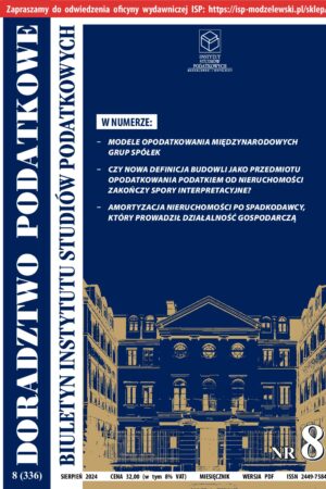 Wersja PDF BISP Doradztwo Podatkowe nr 8/2024