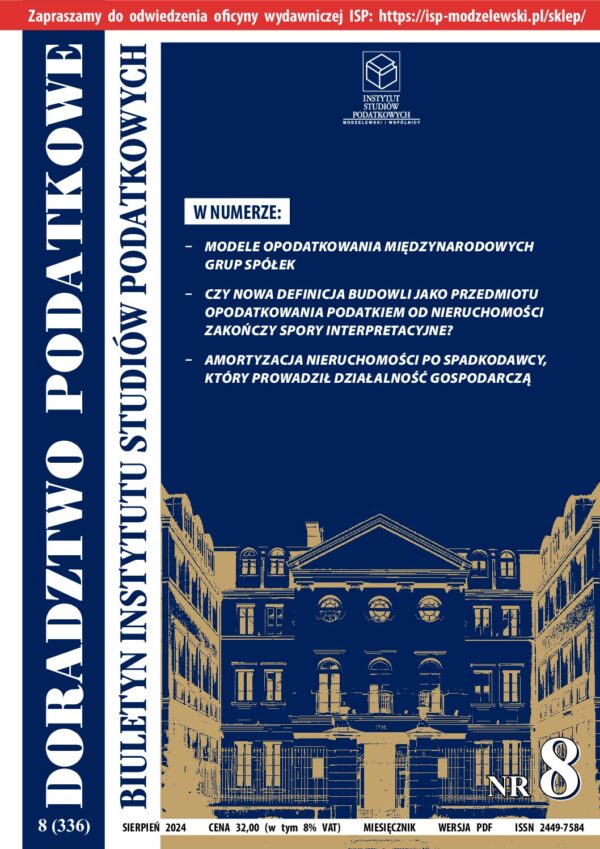 Wersja PDF BISP Doradztwo Podatkowe nr 8/2024