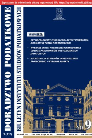 Wersja PDF BISP Doradztwo Podatkowe nr 9/2024