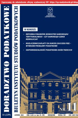 Wersja PDF BISP Doradztwo Podatkowe nr 11/2024