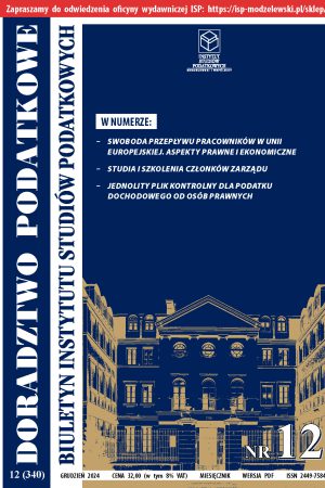 Wersja PDF BISP Doradztwo Podatkowe nr 12/2024