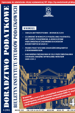 Wersja PDF BISP Doradztwo Podatkowe nr 04/2020