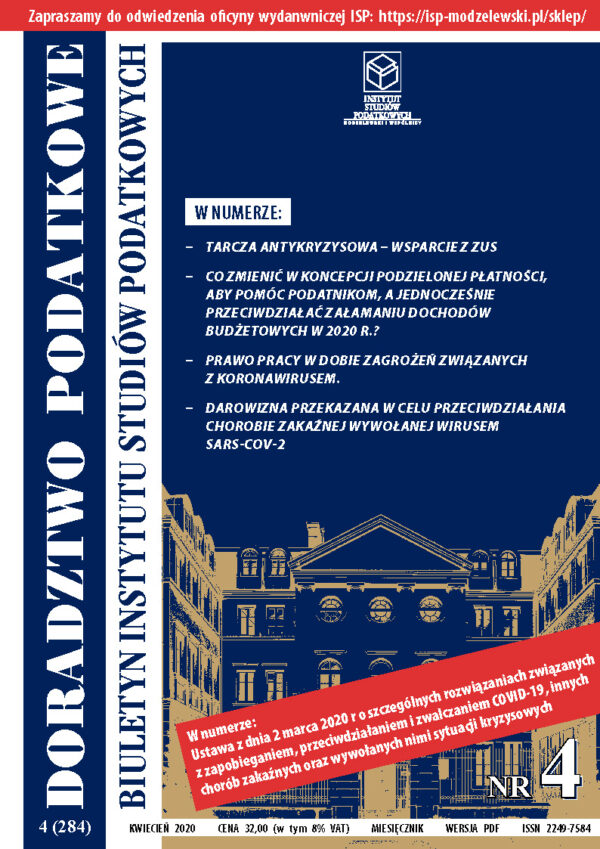 Wersja PDF BISP Doradztwo Podatkowe nr 04/2020