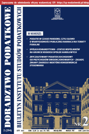 Wersja PDF BISP Doradztwo Podatkowe nr 02/2021