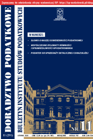 Wersja PDF BISP Doradztwo Podatkowe nr 11/2020