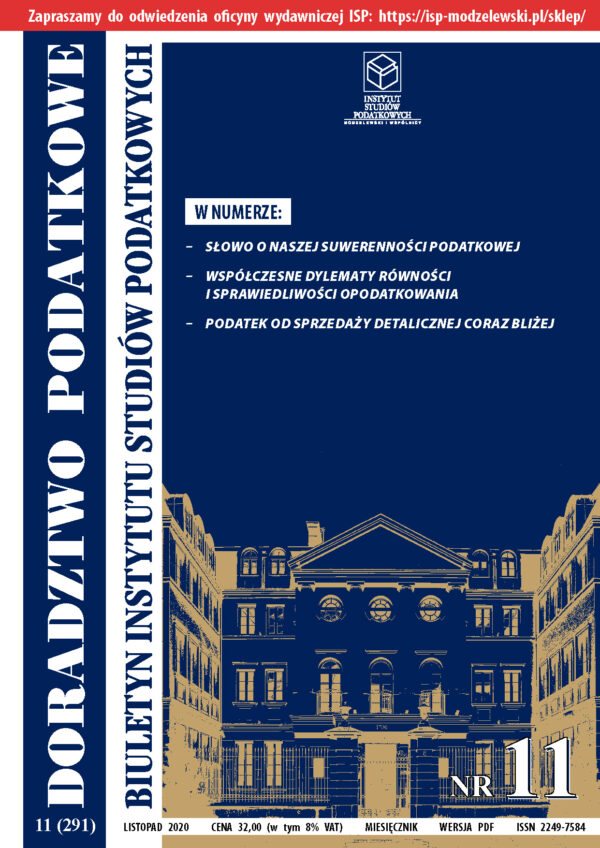 Wersja PDF BISP Doradztwo Podatkowe nr 11/2020
