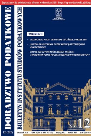 Wersja PDF BISP Doradztwo Podatkowe nr 12/2020
