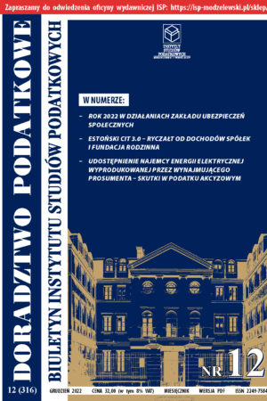 Wersja PDF BISP Doradztwo Podatkowe nr 12/2022