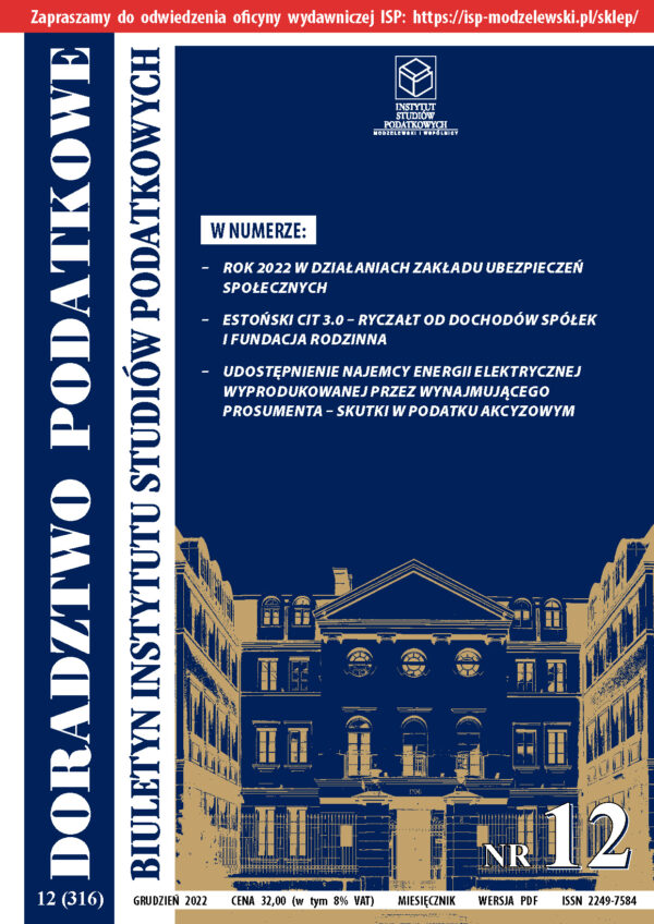 Wersja PDF BISP Doradztwo Podatkowe nr 12/2022