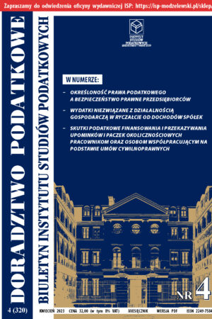 Wersja PDF BISP Doradztwo Podatkowe nr 4/2023