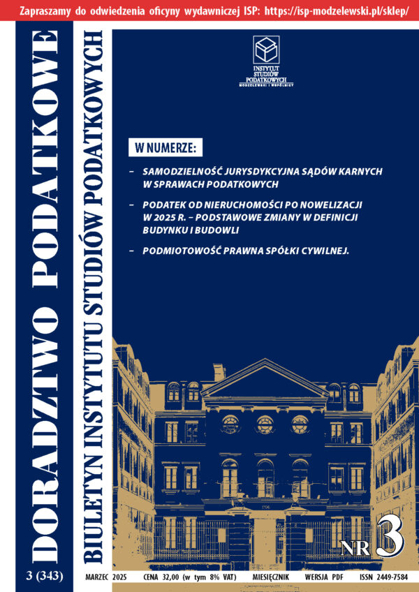 Wersja PDF BISP Doradztwo Podatkowe nr 3/2025