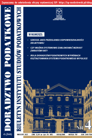 Wersja PDF BISP Doradztwo Podatkowe nr 4/2025