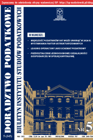 Wersja PDF BISP Doradztwo Podatkowe nr 5/2025