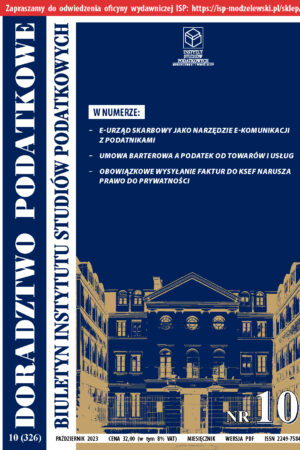 Wersja PDF BISP Doradztwo Podatkowe nr 10/2023