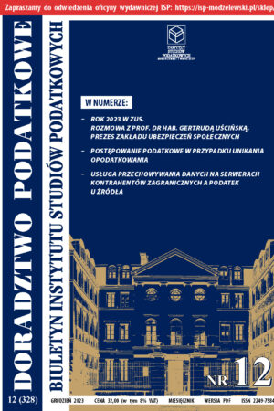 Wersja PDF BISP Doradztwo Podatkowe nr 12/2023