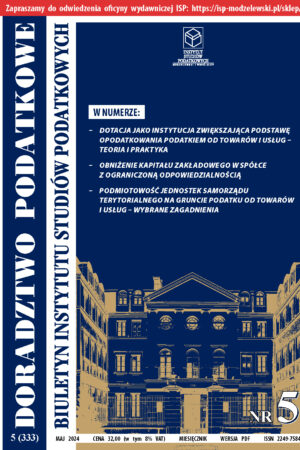 Wersja PDF BISP Doradztwo Podatkowe nr 5/2024