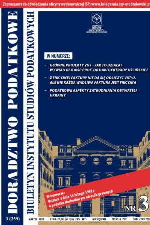 Wersja PDF BISP Doradztwo Podatkowe 03/2018