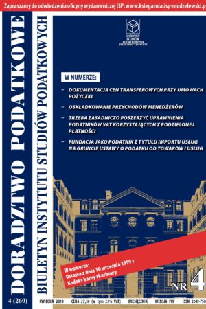 Wersja PDF BISP Doradztwo Podatkowe 04/2018
