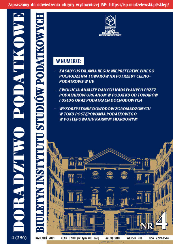 Wersja PDF BISP Doradztwo Podatkowe nr 04/2021