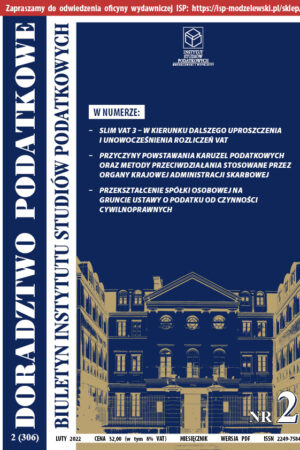 Wersja PDF BISP Doradztwo Podatkowe nr 02/2022
