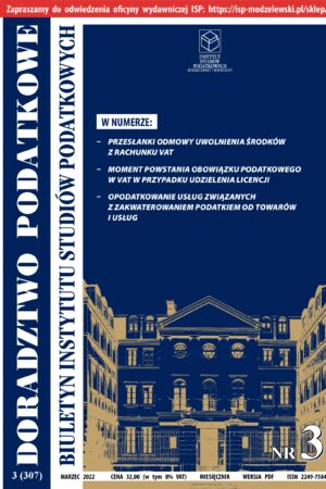 Wersja PDF BISP Doradztwo Podatkowe nr 03/2022