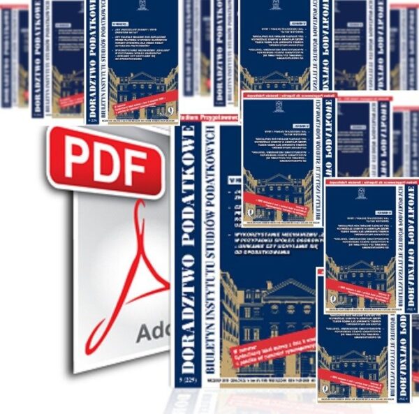 Artykuł z Biuletynu ISP "Doradztwo Podatkowe"