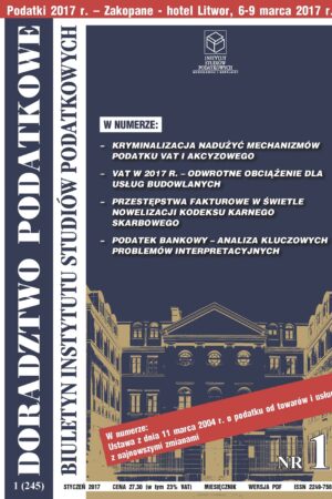 Wersja PDF BISP Doradztwo Podatkowe 01/2017