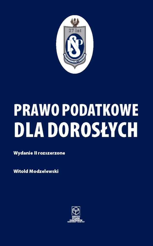 Wersja PDF "Prawo podatkowe dla dorosłych" wyd. II