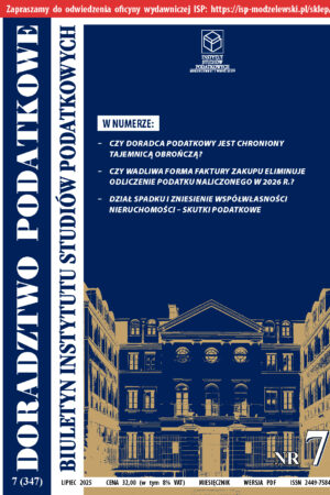Wersja PDF BISP Doradztwo Podatkowe nr 7/2025