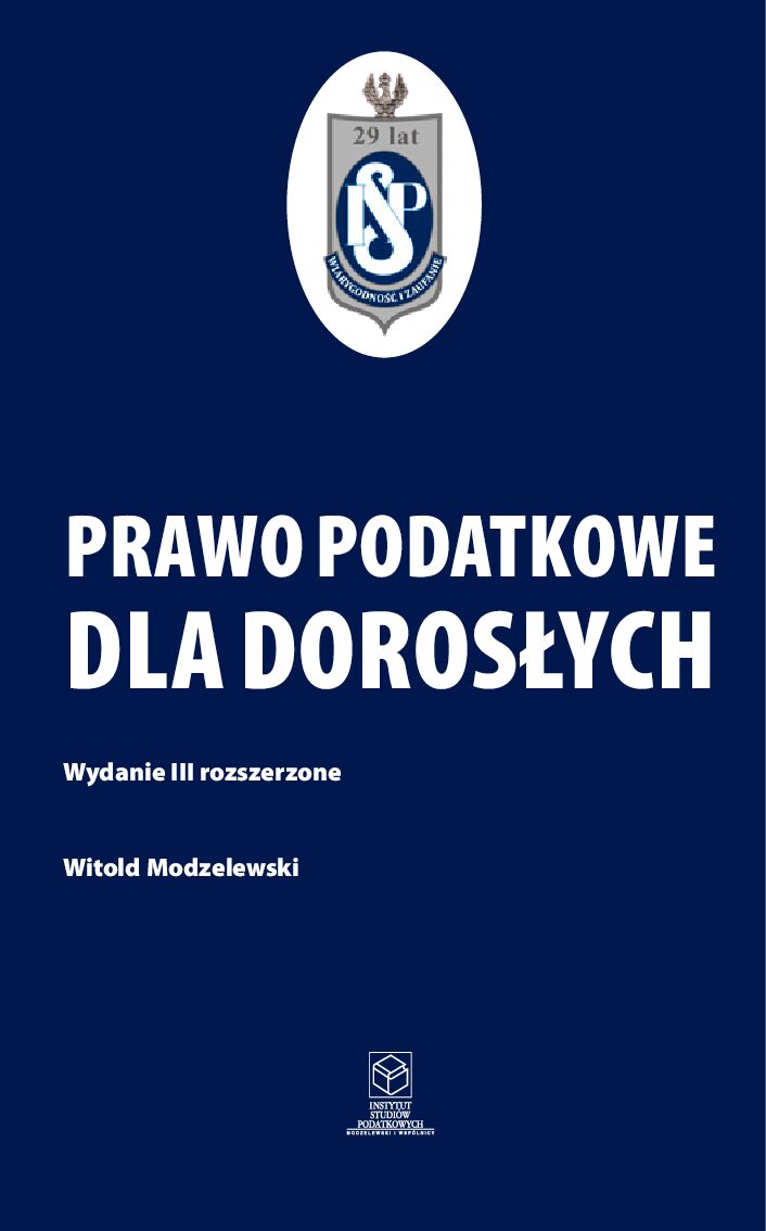 Wersja PDF Prawo podatkowe dla dorosłych wyd. III rozszerzone