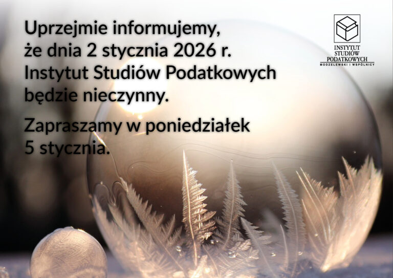 2 stycznia 2026 r. jest dniem wolnym od pracy
